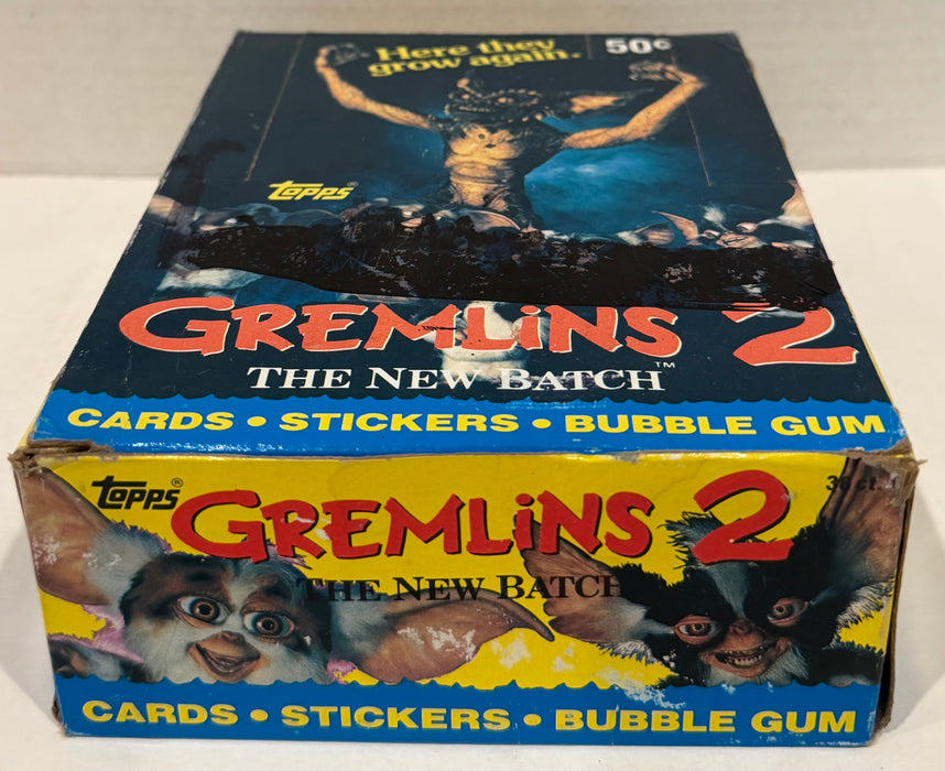 1990 Topps Gremlins 2 Movie Vintage FULL 36 Pack Trading Card Wax Box