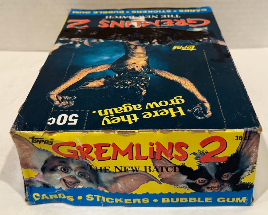 1990 Topps Gremlins 2 Movie Vintage FULL 36 Pack Trading Card Wax Box