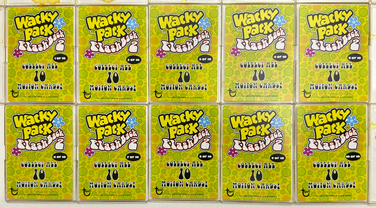 Wacky Packages Flashback Series 2 Motion Lenticular Card Set 10/10 Topps   - TvMovieCards.com