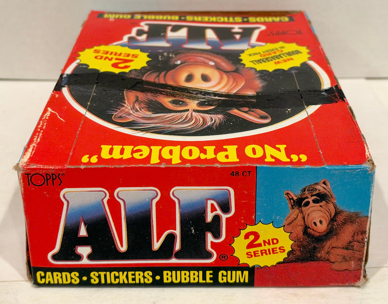 Alf Series 2 Vintage Bubble Gum Wax Trading Card Box 48 Packs Topps 1988 FULL