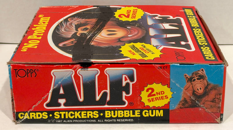 Alf Series 2 Vintage Bubble Gum Wax Trading Card Box 48 Packs Topps 1988 FULL