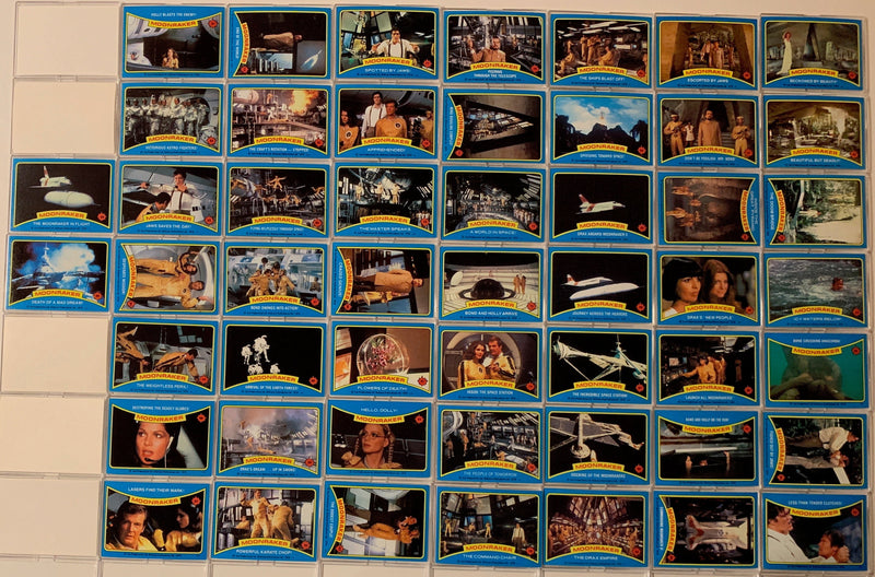 James Bond Moonraker Movie Vintage Trading Card & Sticker Set Topps 1979   - TvMovieCards.com