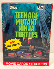 1990 Teenage Mutant Ninja Turtles Movie Series 1 Vintage Card Box 36 Packs Topps - TvMovieCards.com
