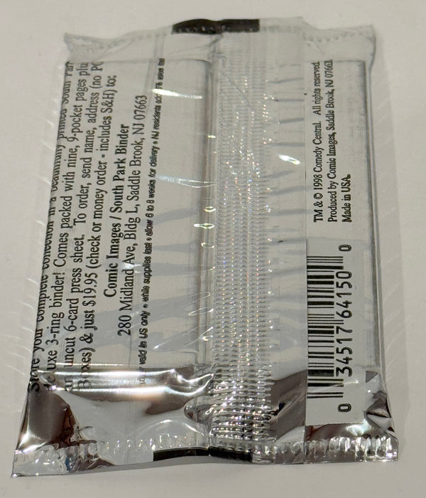 1998 South Park Jumbo Trading Card Pack of 10 Cards Comic Images Factory Sealed - TvMovieCards.com