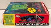 1990 Teenage Mutant Ninja Turtles Movie Series 1 Vintage Card Box 36 Packs Topps - TvMovieCards.com