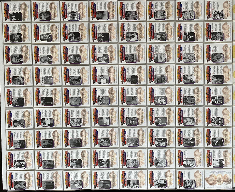 Three Stooges 1997 Trading Card Set of 72 Cards Duocards   - TvMovieCards.com