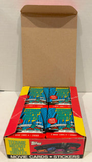 1990 Teenage Mutant Ninja Turtles Movie Series 1 Vintage Card Box 36 Packs Topps - TvMovieCards.com