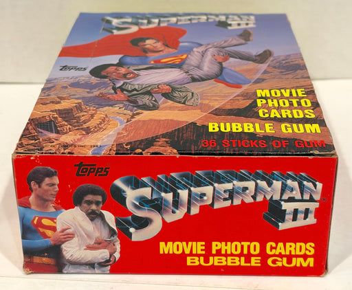 1983 Superman III Movie Vintage Trading Card Wax Box Full 36 Packs Topps - TvMovieCards.com
