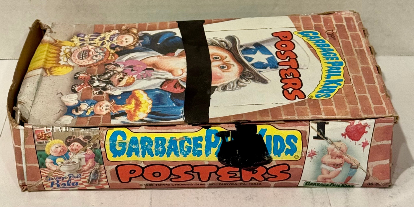 1986 GPK Garbage Pail Kids Posters Trading Card Box 36 Pack Wrappers Topps FULL - TvMovieCards.com