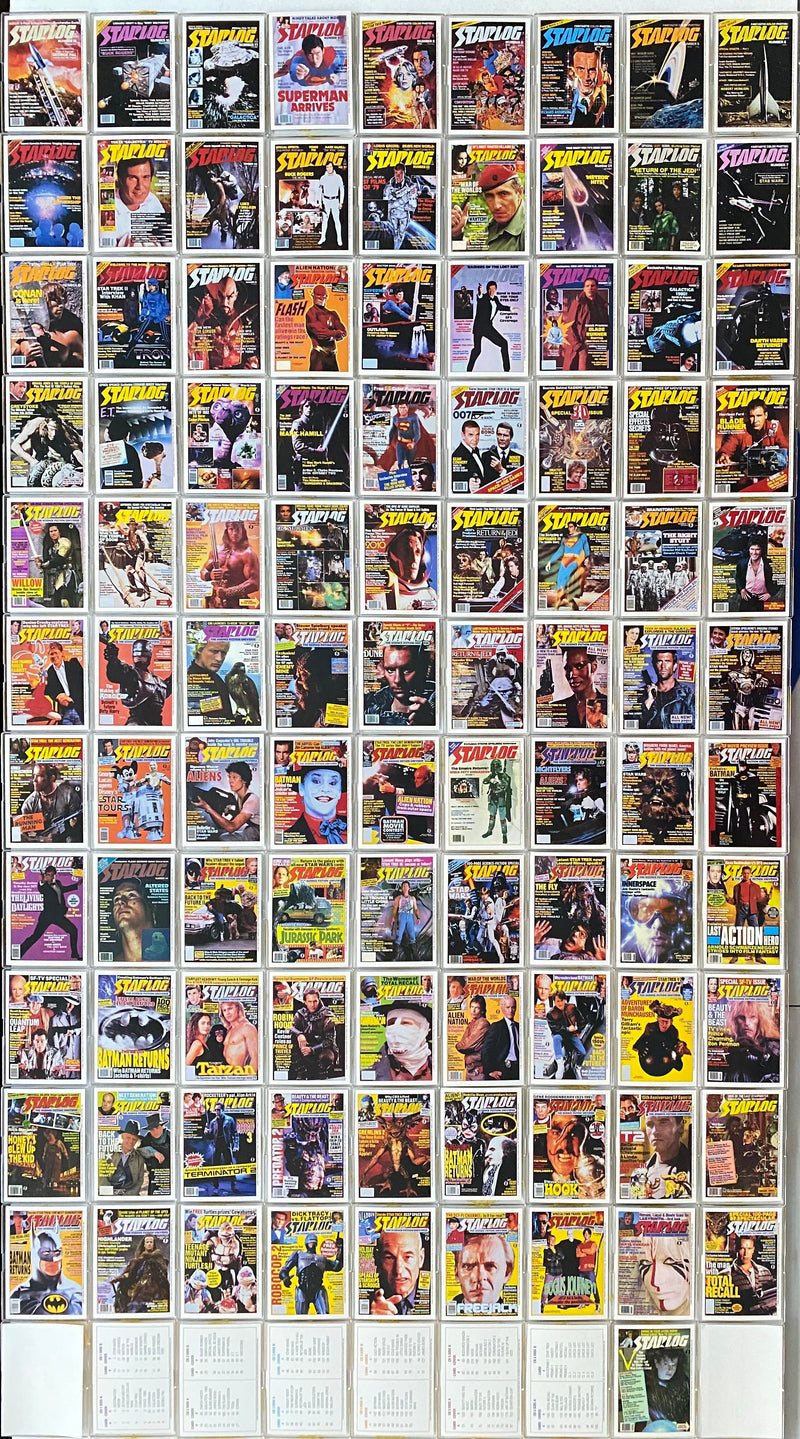 1993 Starlog Magazine Covers Complete Trading Card Set of 106 Cards   - TvMovieCards.com