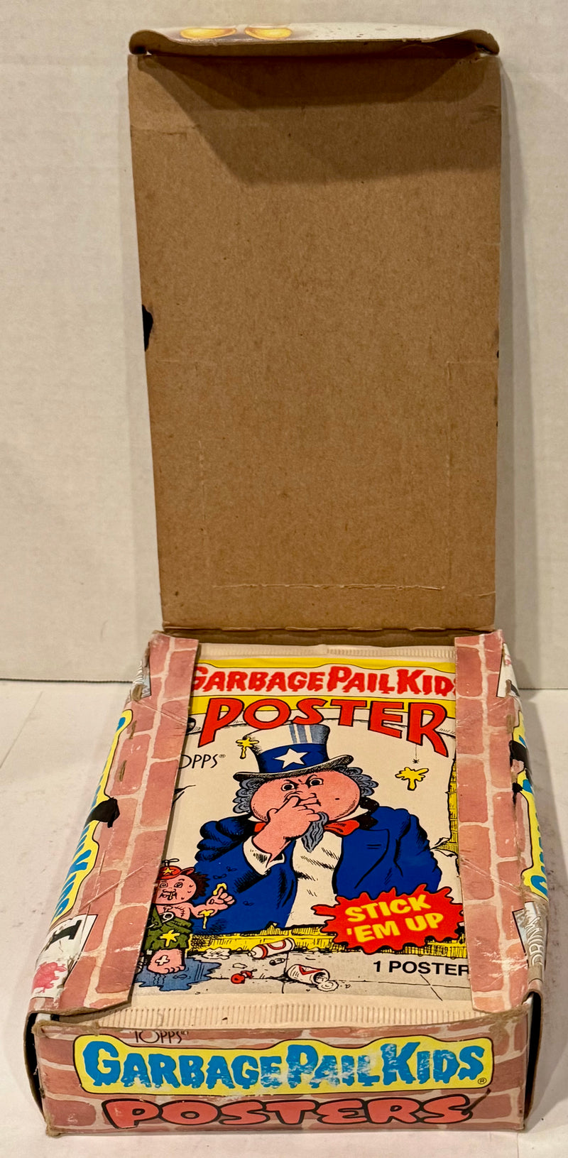 1986 GPK Garbage Pail Kids Posters Trading Card Box 36 Pack Wrappers Topps FULL - TvMovieCards.com