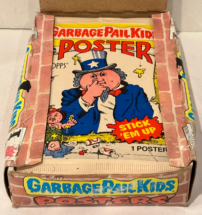 1986 GPK Garbage Pail Kids Posters Trading Card Box 36 Pack Wrappers Topps FULL - TvMovieCards.com
