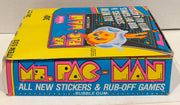 1981 Midway Ms Pac-Man Trading Card / Sticker Wax Box 36 Sealed Packs Fleer - TvMovieCards.com