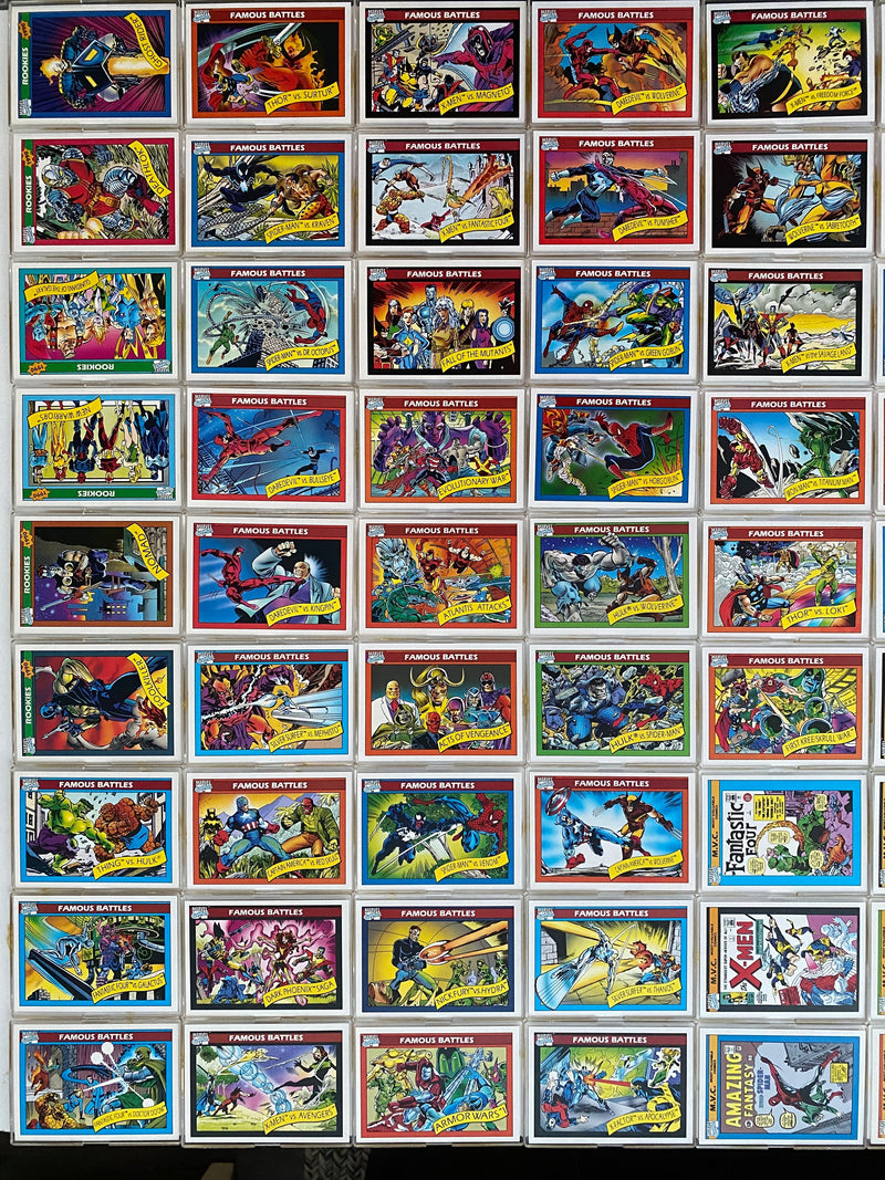 Marvel Universe Series 1 One Base Trading Card Set 162 Cards Impel 1990   - TvMovieCards.com