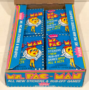 1981 Midway Ms Pac-Man Trading Card / Sticker Wax Box 36 Sealed Packs Fleer - TvMovieCards.com