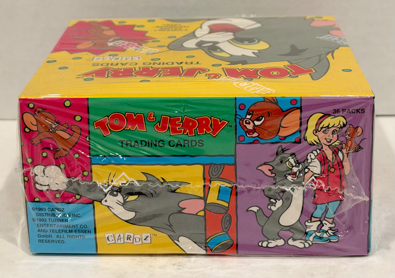 1993 Tom & Jerry Cartoon Trading Card Box 36 Ct Pack Factory Sealed Cardz - TvMovieCards.com