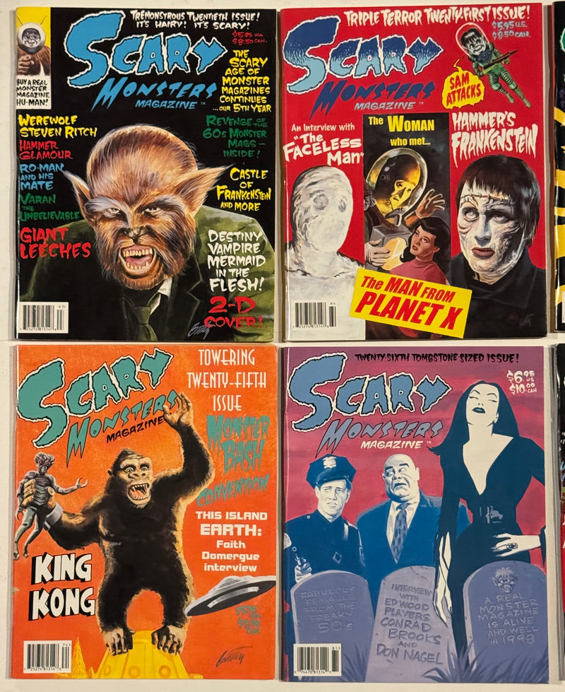 Scary Monster Horror Magazine Collection Lot of 10 Issues #20 - #29 - TvMovieCards.com