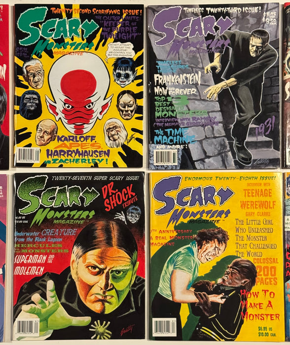 Scary Monster Horror Magazine Collection Lot of 10 Issues #20 - #29 - TvMovieCards.com