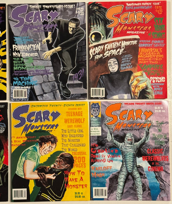 Scary Monster Horror Magazine Collection Lot of 10 Issues #20 - #29 - TvMovieCards.com