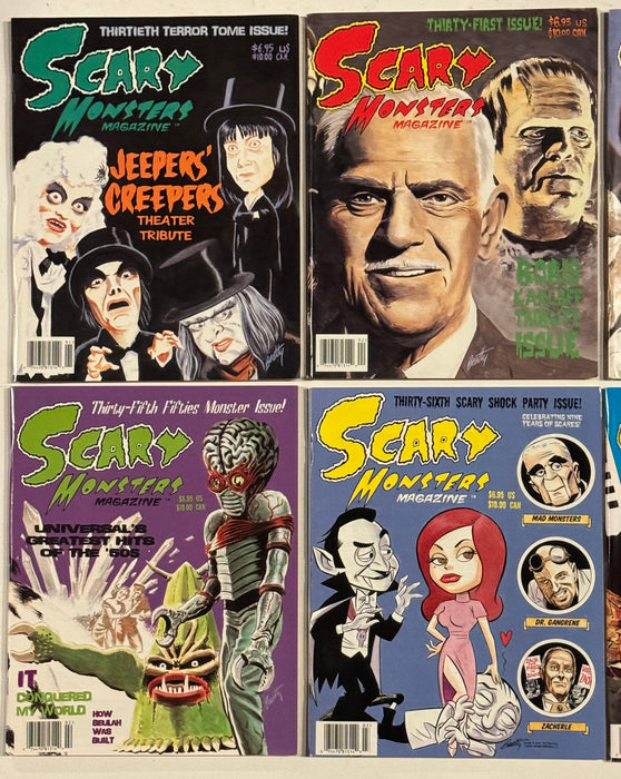 Scary Monster Horror Magazine Collection Lot of 10 Issues #30 - #39 - TvMovieCards.com