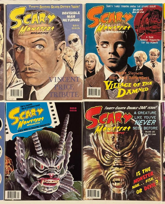 Scary Monster Horror Magazine Collection Lot of 10 Issues #30 - #39 - TvMovieCards.com