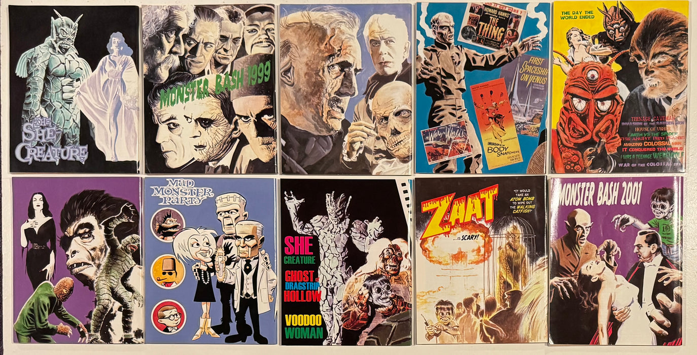Scary Monster Horror Magazine Collection Lot of 10 Issues #30 - #39 - TvMovieCards.com