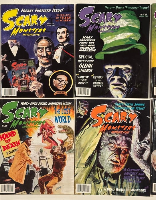 Scary Monster Horror Magazine Collection Lot of 10 Issues #40 - #49 - TvMovieCards.com