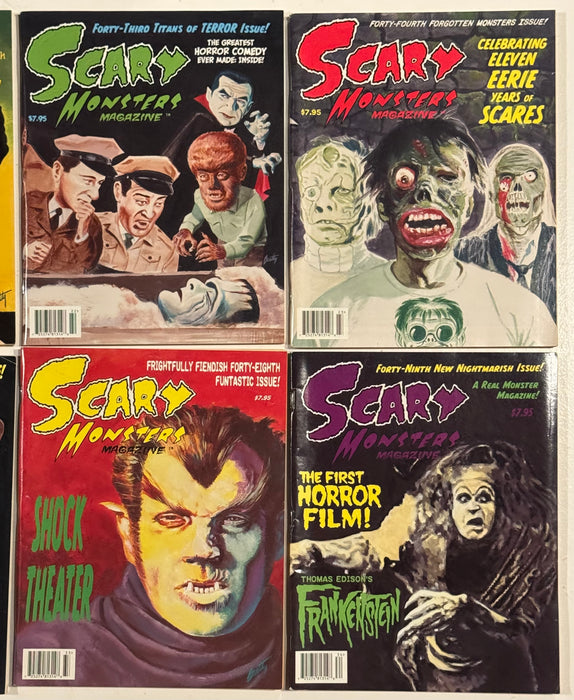 Scary Monster Horror Magazine Collection Lot of 10 Issues #40 - #49 - TvMovieCards.com