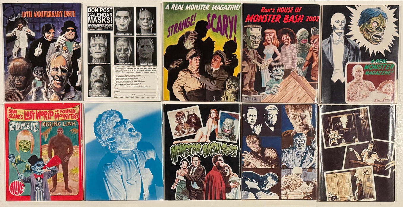Scary Monster Horror Magazine Collection Lot of 10 Issues #40 - #49 - TvMovieCards.com