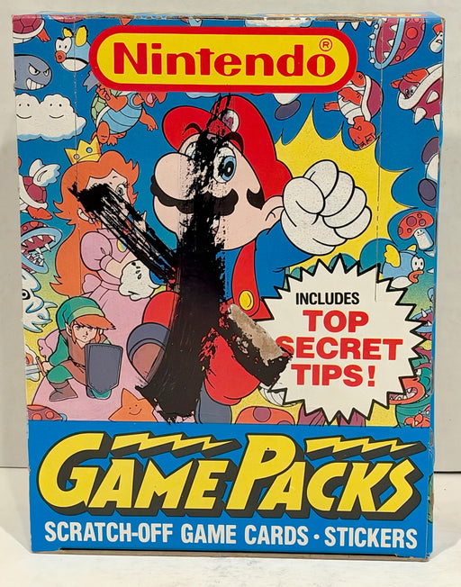 Nintendo Game Packs Vintage Card Box 48 Packs Topps 1989 X-out Bright Colors - TvMovieCards.com