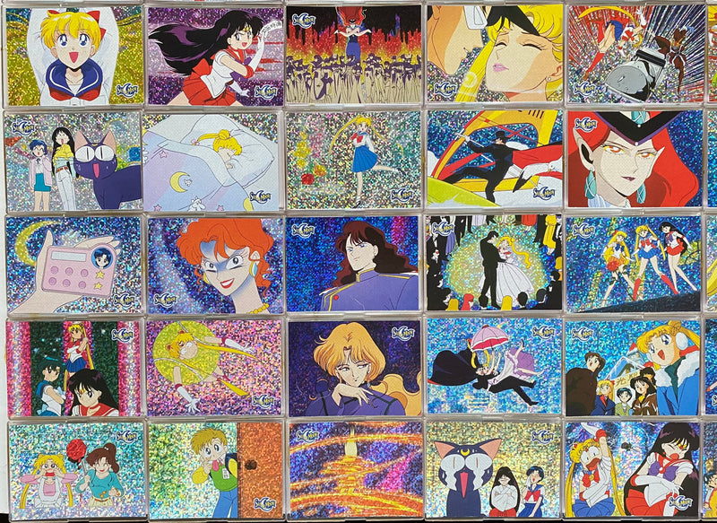 1997 Sailor Moon Prismatic Complete Trading Card Set of 72 Cards Dart   - TvMovieCards.com