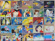 1997 Sailor Moon Prismatic Complete Trading Card Set of 72 Cards Dart   - TvMovieCards.com