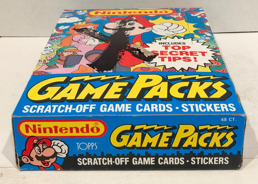 Nintendo Game Packs Vintage Card Box 48 Packs Topps 1989 X-out Bright Colors - TvMovieCards.com
