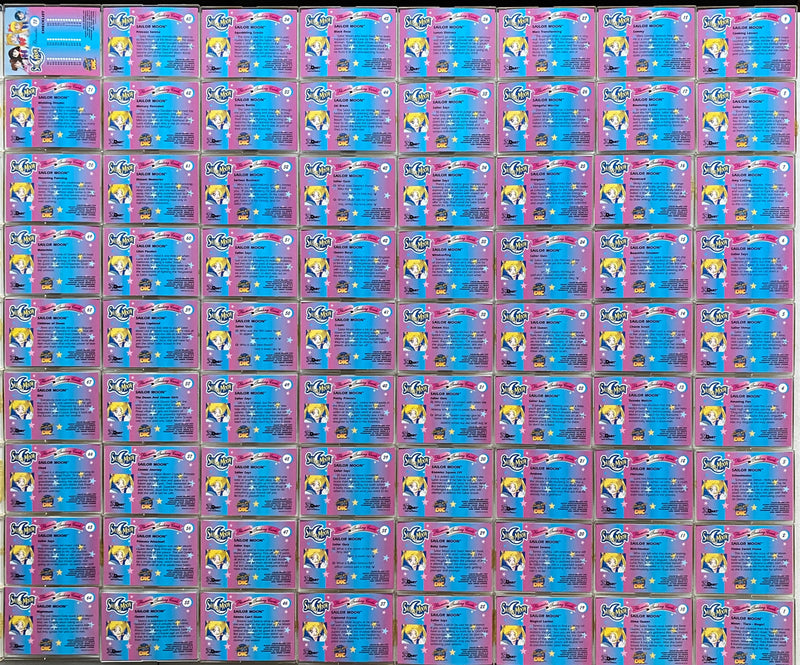 1997 Sailor Moon Prismatic Complete Trading Card Set of 72 Cards Dart   - TvMovieCards.com