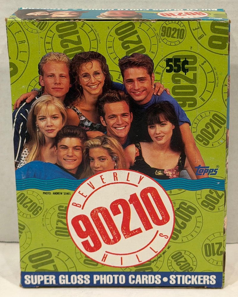 Beverly Hills 90210 TV Show Vintage Card Box 36 Packs Topps 1991 Luke Perry - TvMovieCards.com