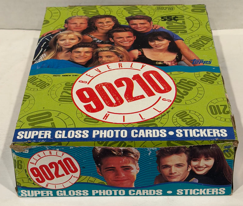 Beverly Hills 90210 TV Show Vintage Card Box 36 Packs Topps 1991 Luke Perry - TvMovieCards.com