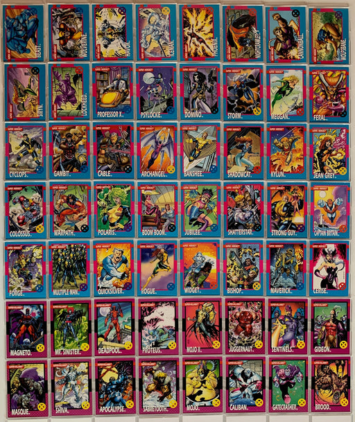 Marvel  X-Men Series 1  Base Card Set 100 Cards 1992 Impel   - TvMovieCards.com