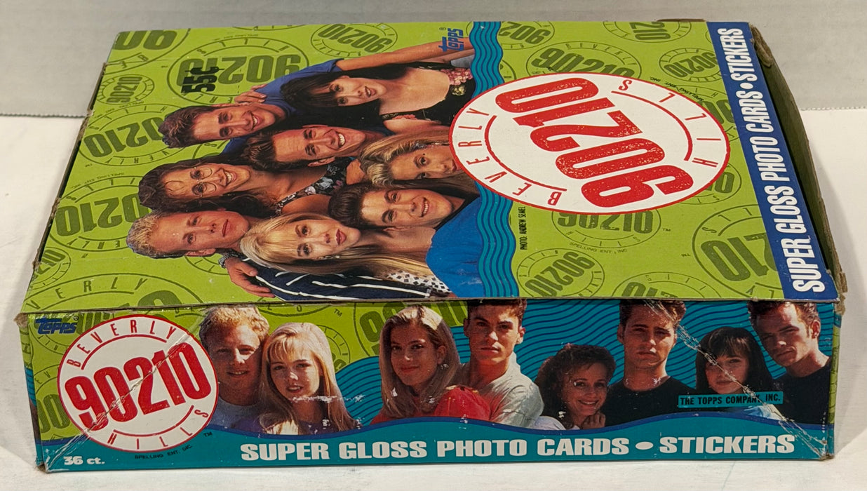 Beverly Hills 90210 TV Show Vintage Card Box 36 Packs Topps 1991 Luke Perry