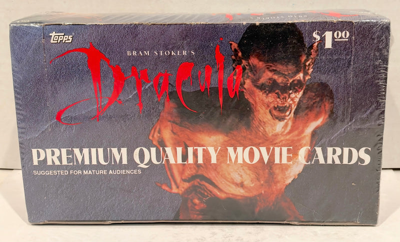 1992 Bram Stoker's Dracula Premium Movie Trading Card Box 36 packs Full Sealed