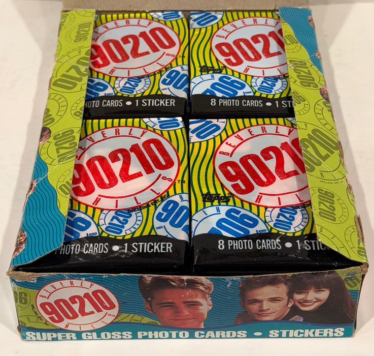 Beverly Hills 90210 TV Show Vintage Card Box 36 Packs Topps 1991 Luke Perry