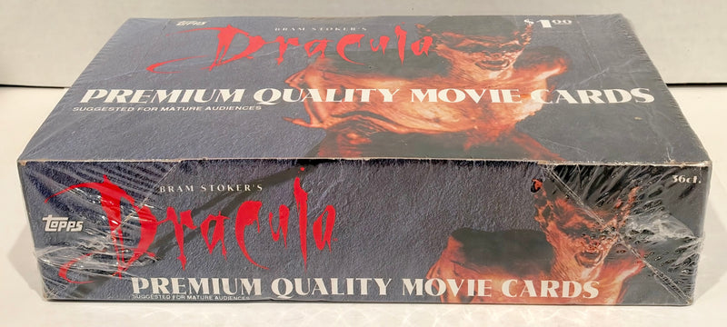 1992 Bram Stoker's Dracula Premium Movie Trading Card Box 36 packs Full Sealed