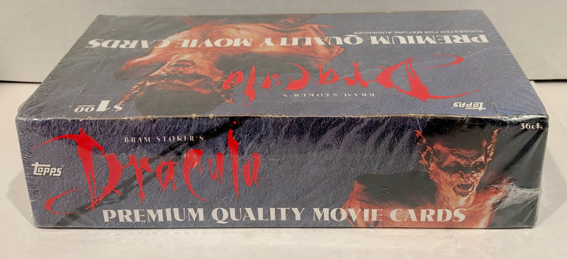 1992 Bram Stoker's Dracula Premium Movie Trading Card Box 36 packs Full Sealed
