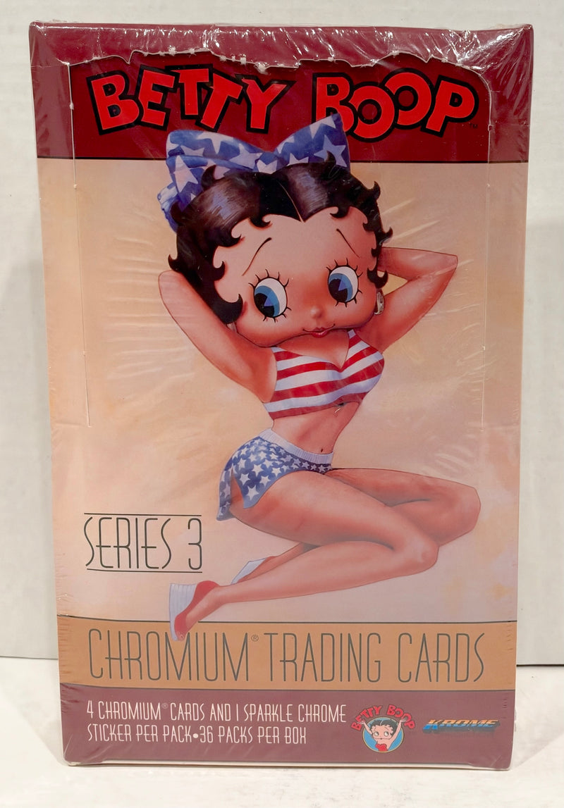 Betty Boop Series 3 Chromium Trading Card Box Factory Sealed 1997 Krome