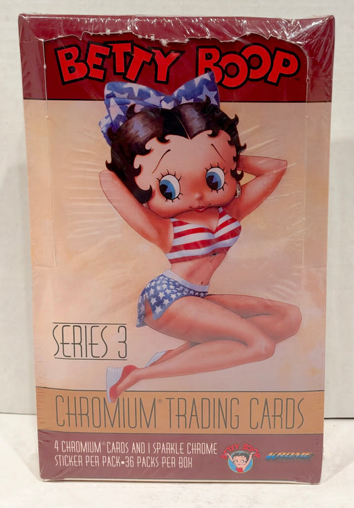 Betty Boop Series 3 Chromium Trading Card Box Factory Sealed 1997 Krome - TvMovieCards.com