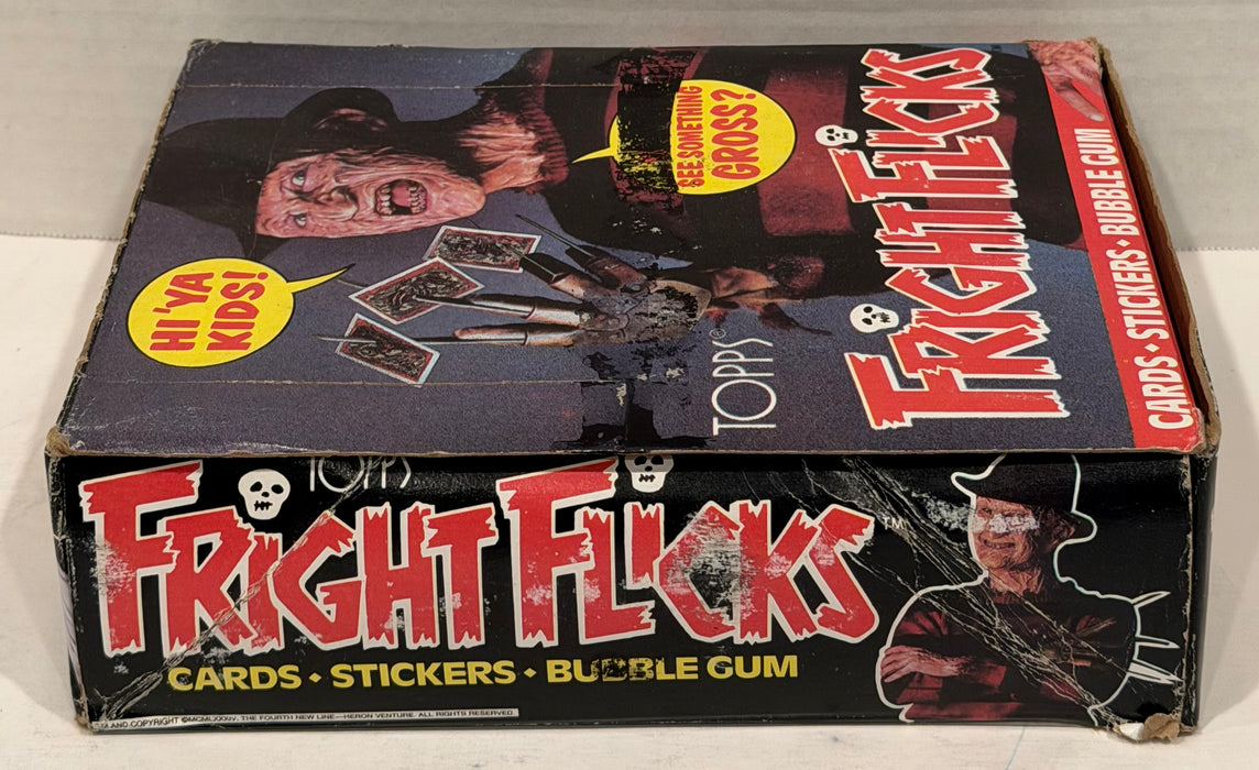 1988 Fright Flicks Vintage FULL 36 Pack Trading Card Wax Box Topps