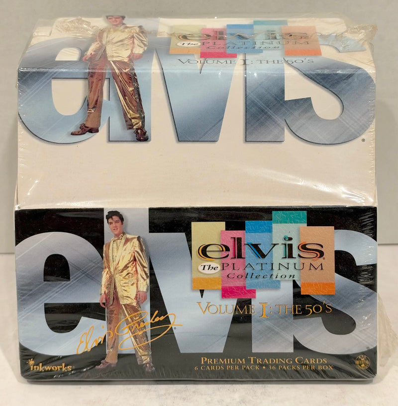 1999 Elvis Presley Platinum Collection Trading Card Box 36 Packs Inkworks