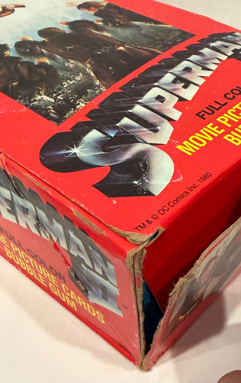 1981 Topps Superman II Movie Series II Vintage Trading Card Box Full 36 Packs - TvMovieCards.com