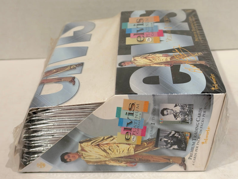 1999 Elvis Presley Platinum Collection Trading Card Box 36 Packs Inkworks