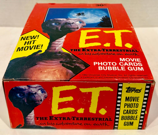 1982 Topps ET E.T. The Extra-Terrestrial Vintage FULL 36 Pack Trading Card Box - TvMovieCards.com