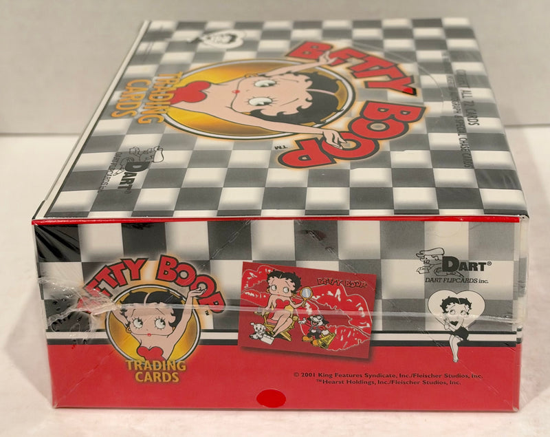 Betty Boop Cartoon Trading Card Box 24 Packs Dart Flipcards 2001 Factory Sealed